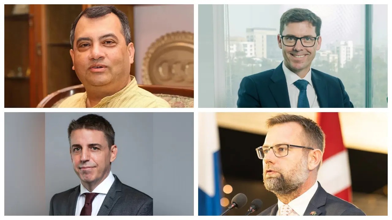 সাবের হোসেন চৌধুরীর বাসায় তিন রাষ্ট্রদূতের বৈঠক